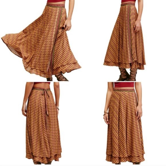 Free People Good for You Midi Skirt Sz 0 OB512887 - Picture 2 of 6